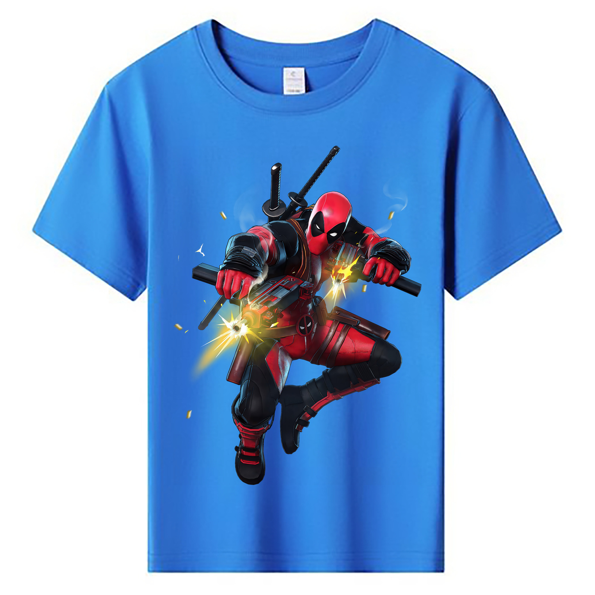 （画像用） Deadpool デッドプール 綿100％キッズTシャツ（フロントプリント）